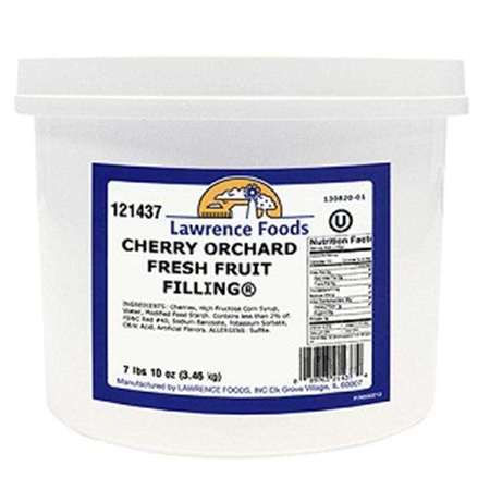 LAWRENCE FOODS Lawrence Foods Cherry Orchard Fresh Fruit Filling 7.625lbs Tub, PK4 121437